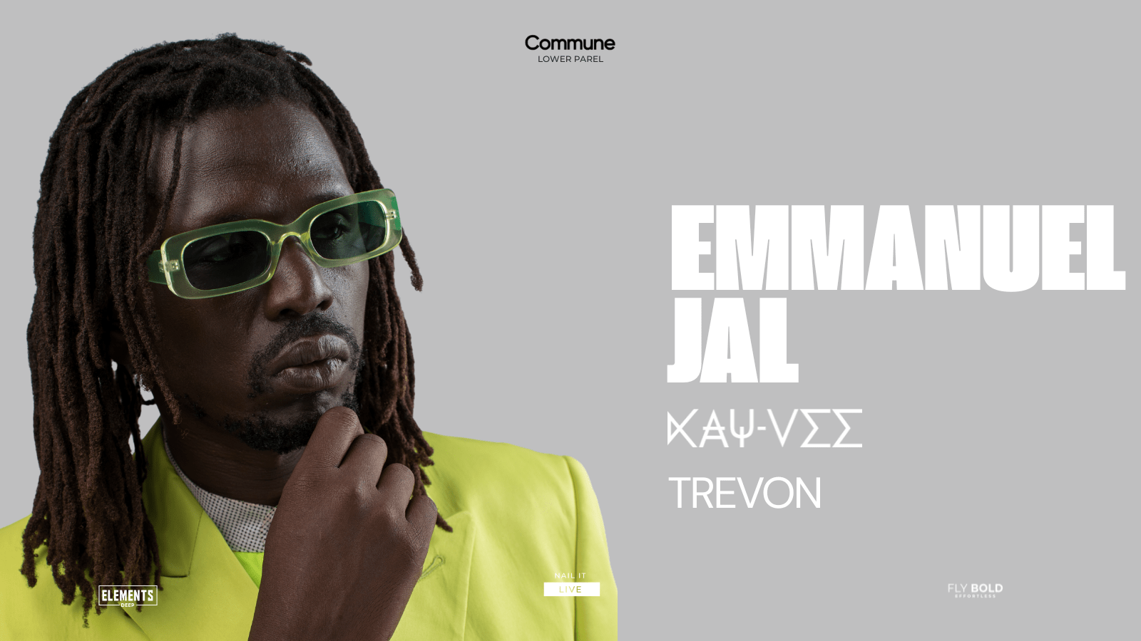 Emmanuel Jal at Commune - 12 Sept 2026 • 02:30 pm · Lucknow